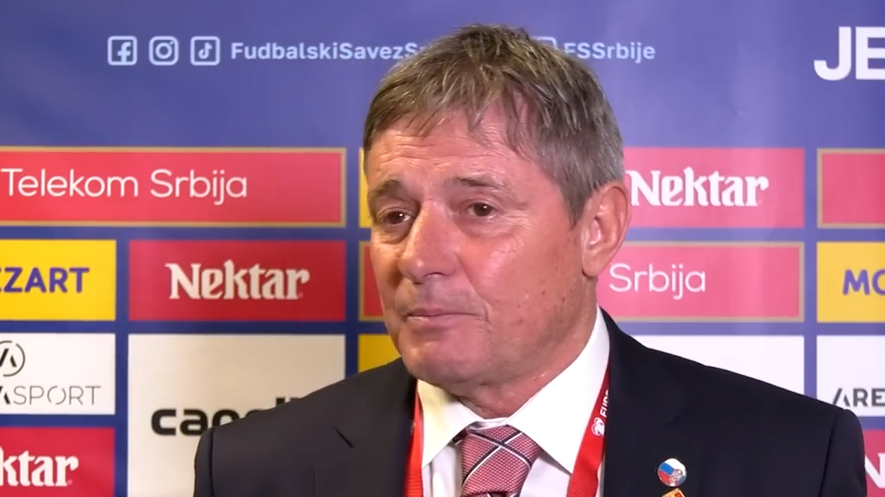 Leskovac, Dragan Stojkovic, selektor fudbalske reprezentacije Srbije, ja sam taj koji snosi odgovornost i ja sam krivac za poraz